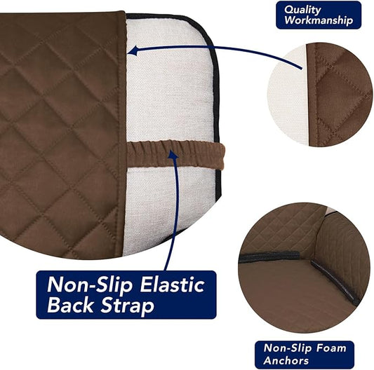 PureFit Reversible Quilted Sofa Cover, Water Resistant Slipcover Furniture - Image 2