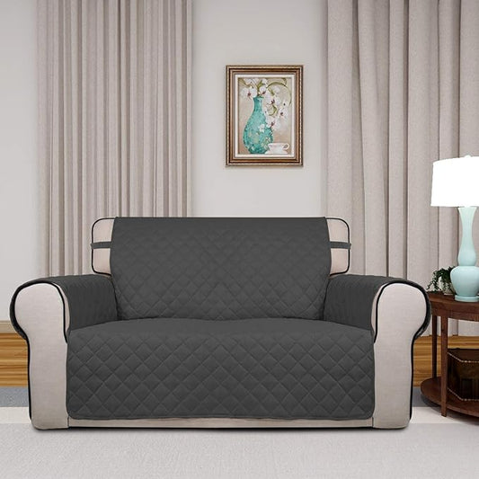 PureFit Reversible Quilted Sofa Cover, Water Resistant Slipcover Furniture - Image 2