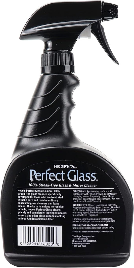 HOPE'S Perfect Glass Cleaner Spray, Streak-Free, Ammonia-Free Window, Tinted - Image 2