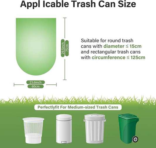 Compost Bags, 13 Gallon, Extra Thick 1.1 Mils, Compostable Food scrap waste bags - Image 2