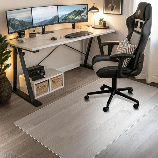 Azadx Chair Mat for Hardwood 60"x 36" Large Office Chair Mat for Hardwood - Image 2