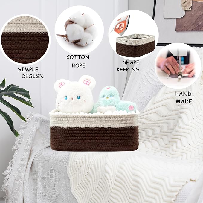 COMFY HOMI 11.5"x7.5"x4.7" Storage Baskets - Image 8