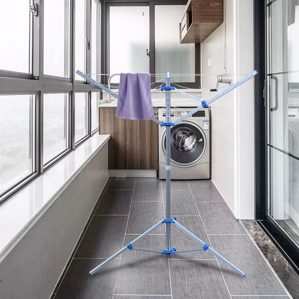 Clothes Line Outdoors Clothes Drying Rack Umbrella Drying Racks Folding Cloth...