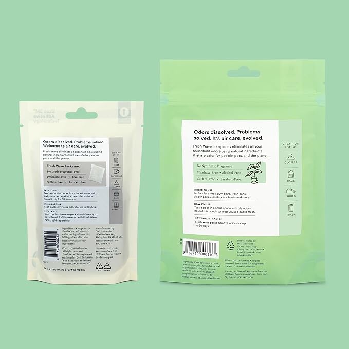 Fresh Wave Original Odor Eliminating & Deodorizing Packs - Image 8