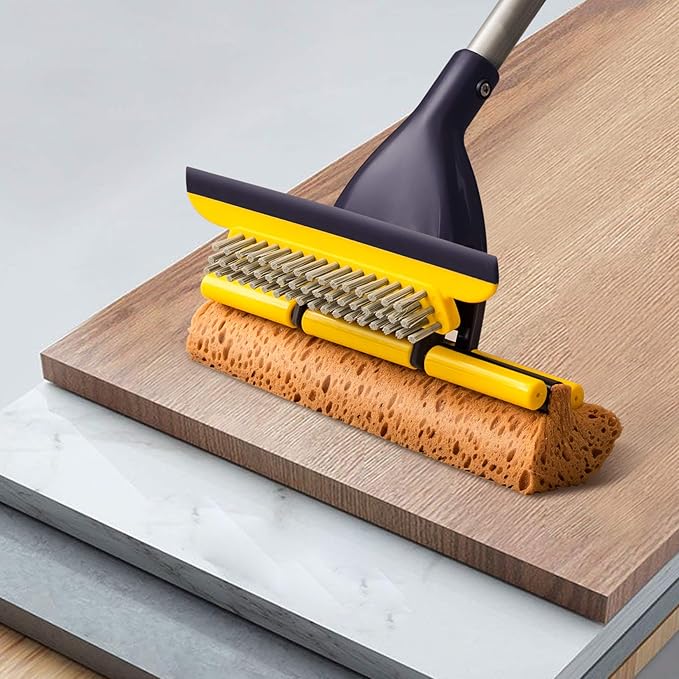 Yocada Sponge Mop Home Commercial Use Tile Floor Bathroom Garage Cleaning Total - Image 7