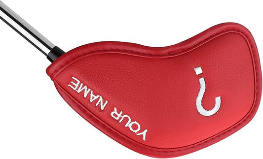 CRAFTSMAN GOLF 12pcs or 1pc Thick Synthetic Leather Golf Iron Head Covers Set - Image 2
