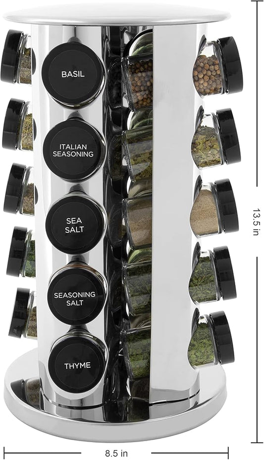 Kamenstein 20 Jar Revolving Countertop Spice Rack - Image 2