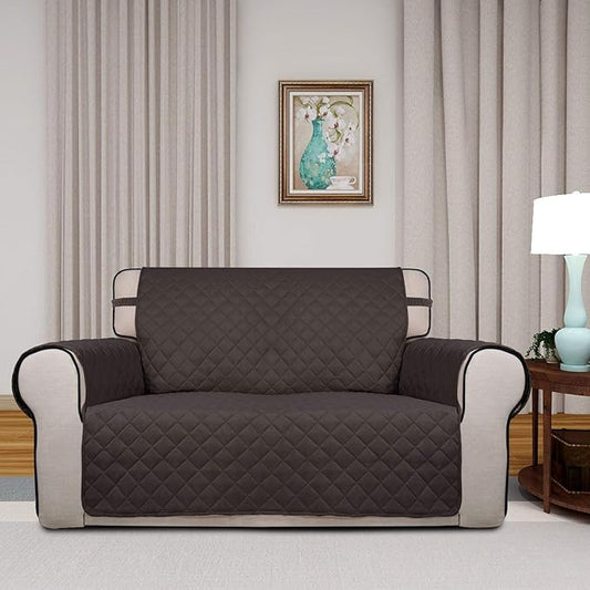 PureFit Reversible Quilted Sofa Cover, Water Resistant Medium Slipcover - Image 2