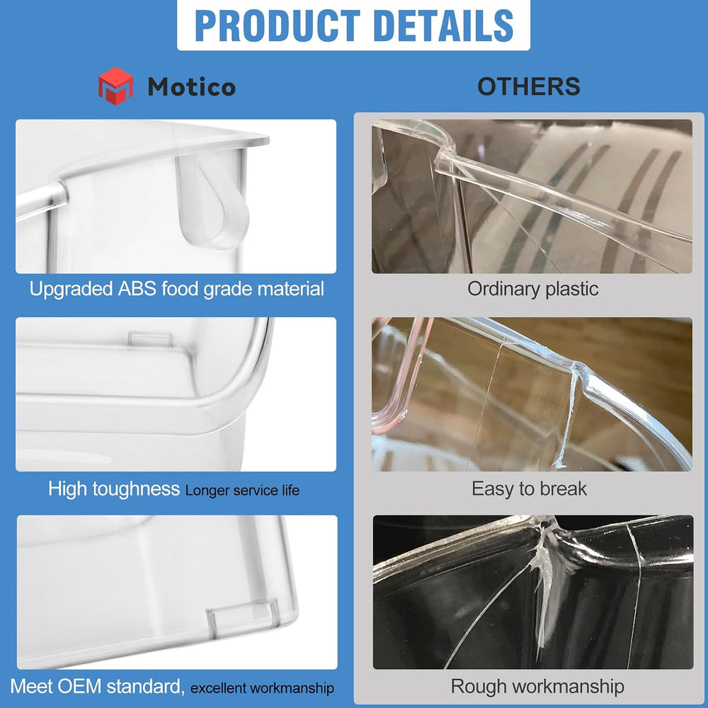 【NEW UPGRADED】 2 Pack 240324502 Refrigerator Door Shelf Bins (Right) for Frig...