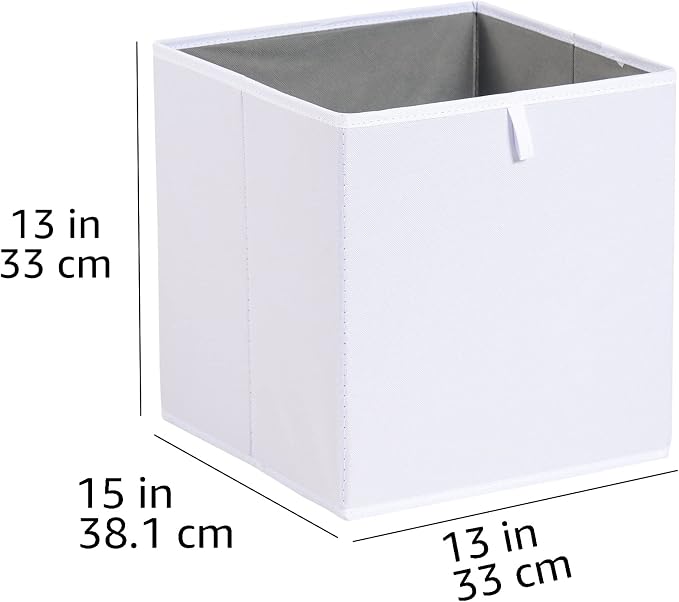 Amazon Basics Cube Organizer Bins, Collapsible Storage Baskets - Image 5