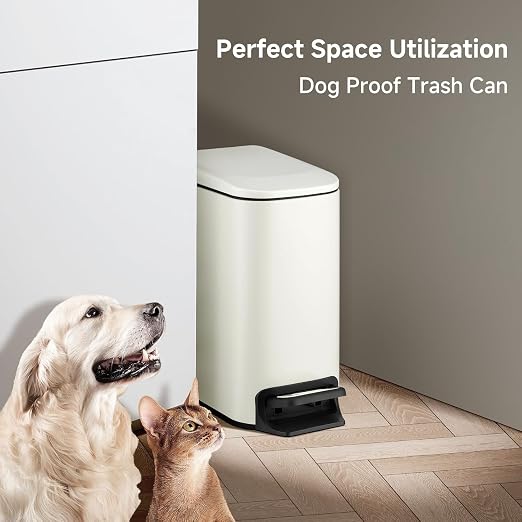 TIPGO Slim Bathroom Trash Can - Image 6