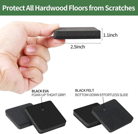 Ezprotekt 2.5" Felt Furniture Movers Sliders - Image 2