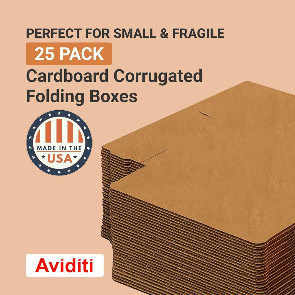 BOX USA Mailer Boxes Medium 17"L x 11"W x 2.5"H 25-Pack - Corr...