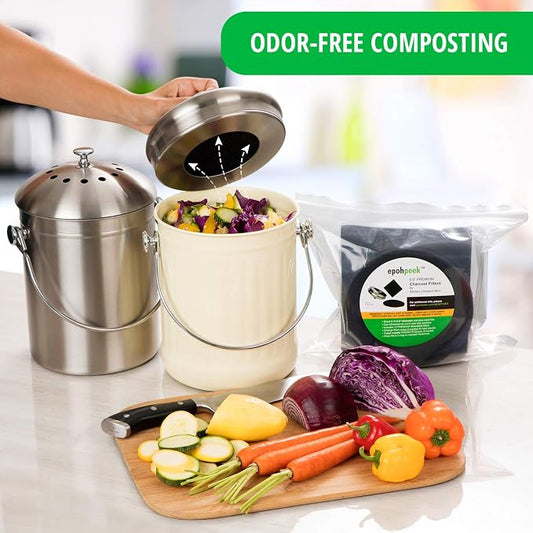 Epohpeek Compost Bin Filters Charcoal - Image 2