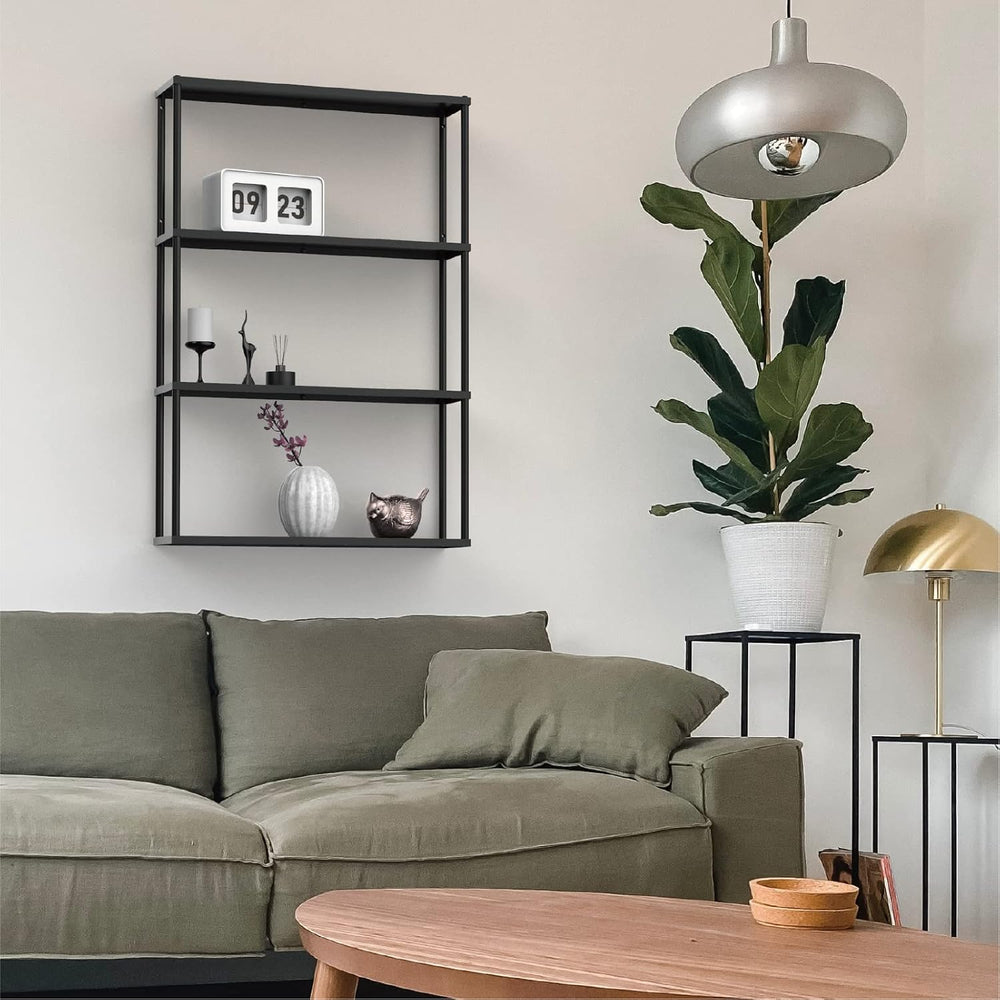 Mango Steam Wall-Mounted Steel Shelving Unit for Kitchen, Storage or Display ...
