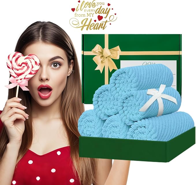 VOOVA & MOVAS Blue Washcloths - Image 6
