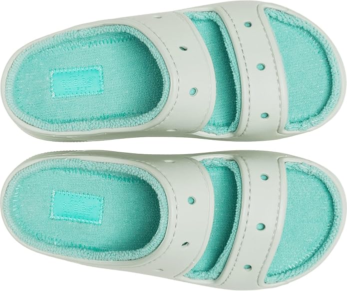 Crocs Unisex Adult Classic Cozzzy Towel Sandals, Fuzzy Slippers and Slides - Image 6