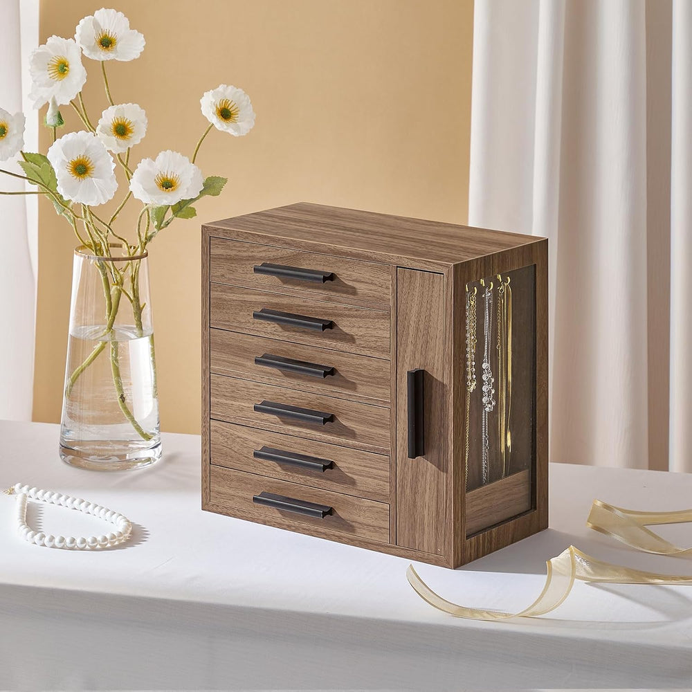 HOOBRO Jewelry Box for Women, Large Jewelry Organizer Box