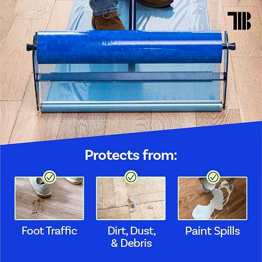 Floor Protection Film, Made in USA, Painting and Construction, Temporary - Image 7