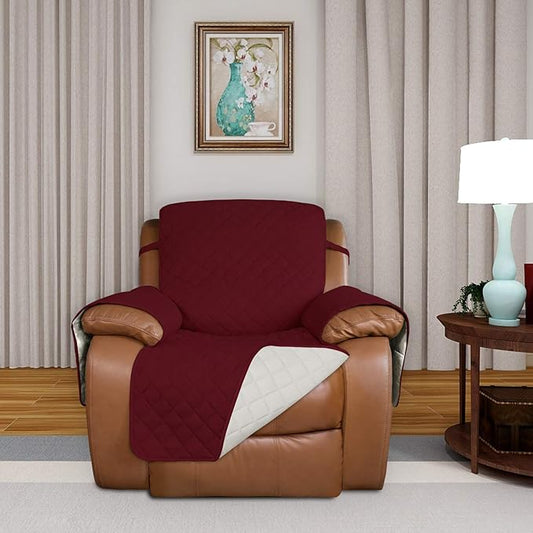 PureFit Reversible Quilted Sofa Cover, Water Resistant Slipcover Furniture - Image 2