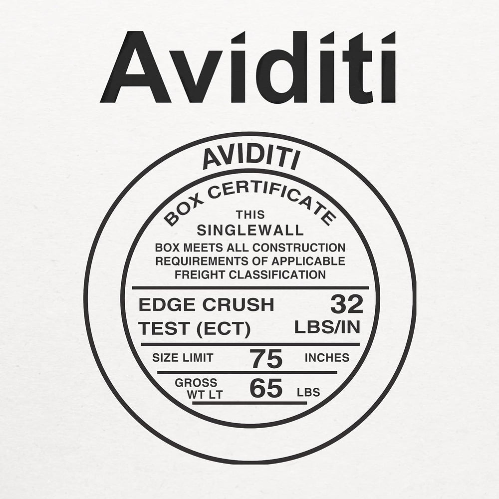 AVIDITI White Shipping Boxes 12"L x 12"W x 8"H (25 Pack) Small...
