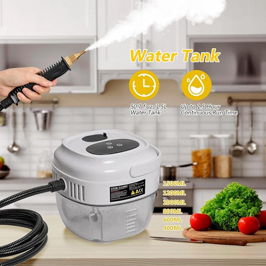 Handheld Steam Cleaner, 2500W Portable Steamer - Image 2
