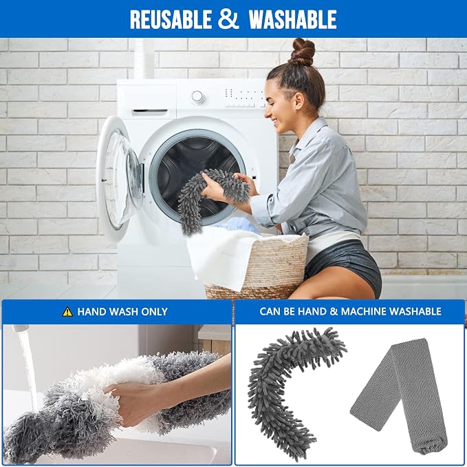 Microfiber Feather Duster 5-in-1 Kit - Image 7