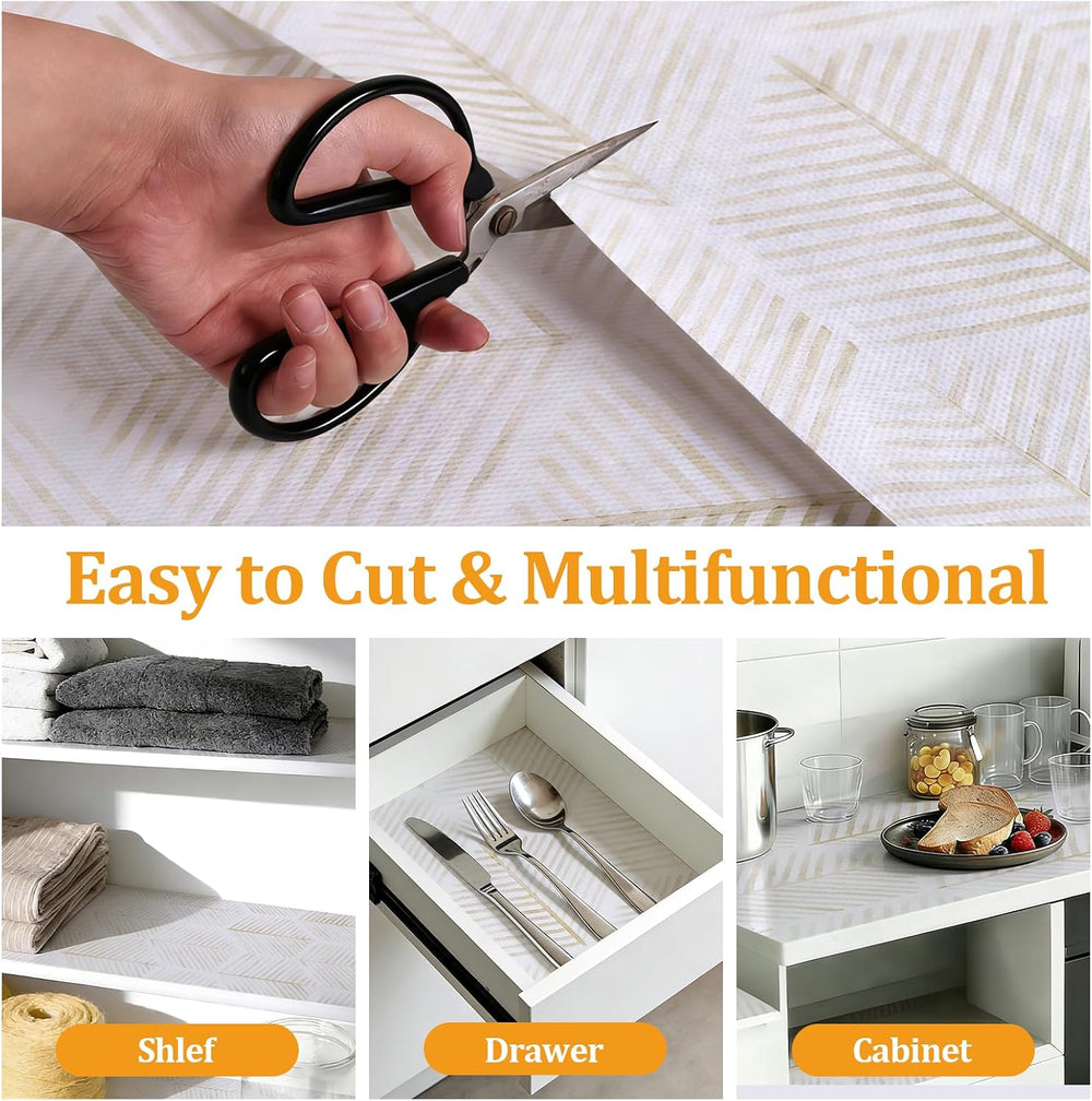 Drawer and Shelf Liner for Kitchen Cabinet, Cupboard, Desks, Pantry, Tool Box...