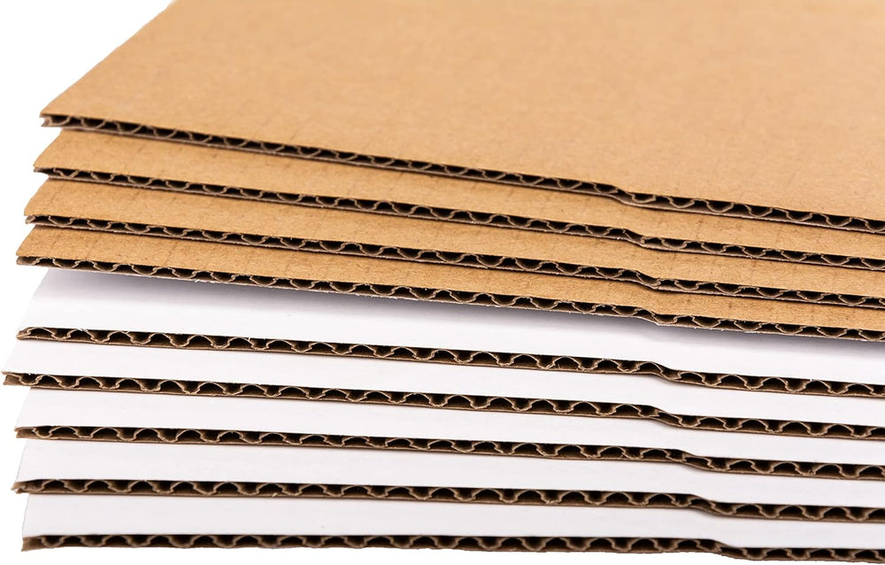 50-pack 5x5x5 Shipping Boxes with Lids for Mailing, packaging and Storage, 5x...