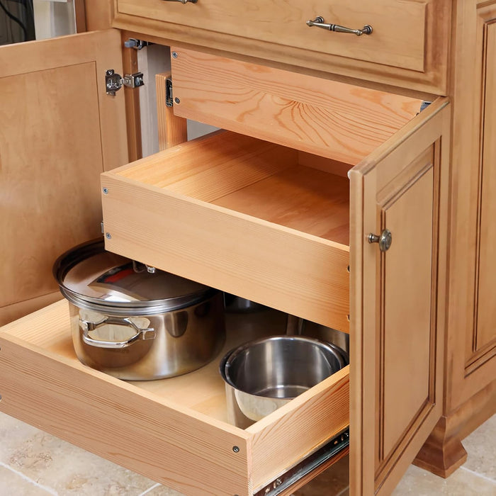 Pull Out Cabinet Organizer 14''W×21''D×19''H Slide Out Drawer