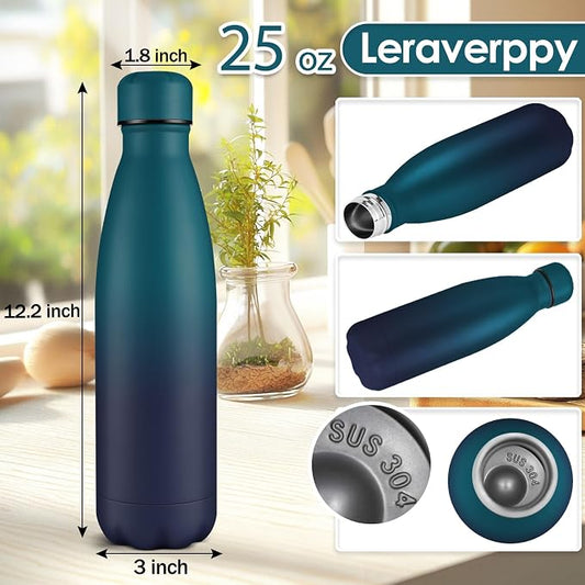 25oz Cola-Bottle Shaped Stainless Steel Leak-proof Water Bottle, Double Wall - Image 2