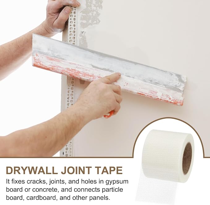 PATIKIL Drywall Repair Mesh Tape, 4 inch x 82 ft Fiberglass Repair Patch - Image 7