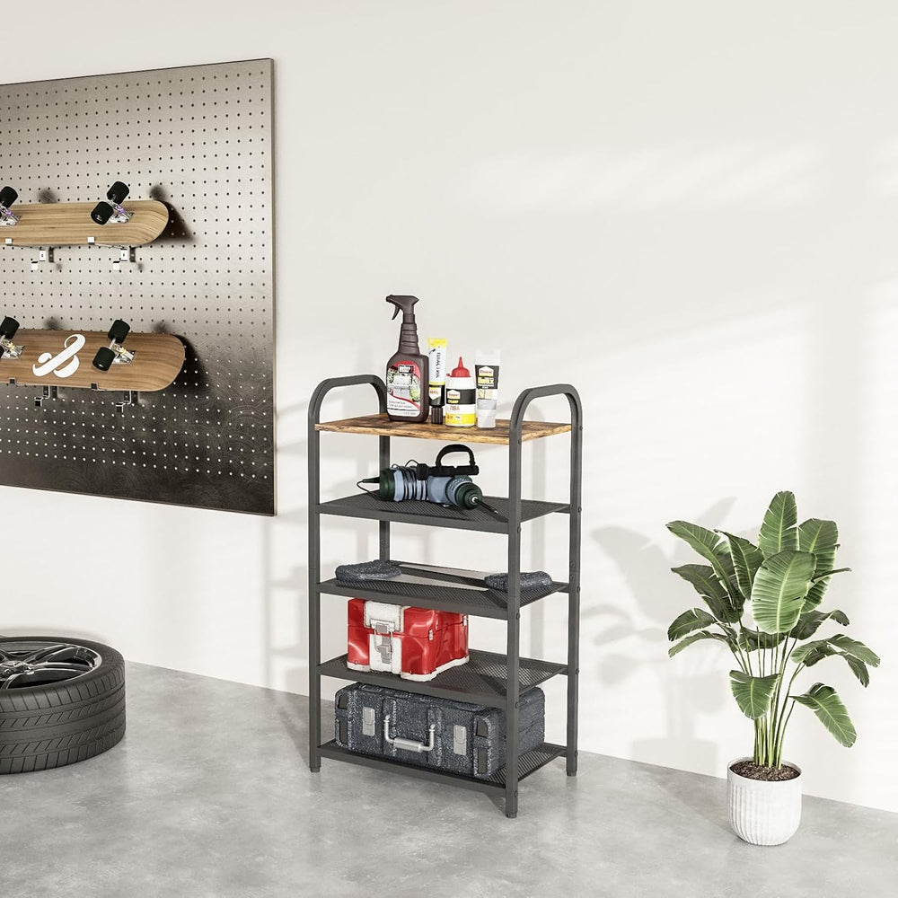 Narrow Vertical Shoe Rack for Entryway, 17.32" X 10.24" X 29.13"