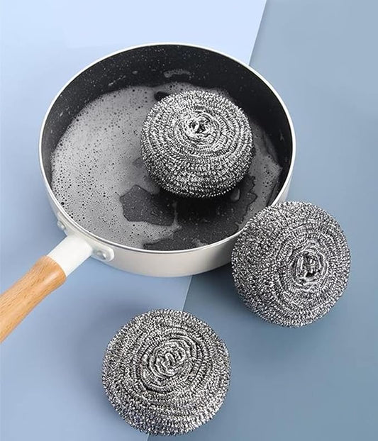 6Pcs Steel Wool Scrubbers - Image 2