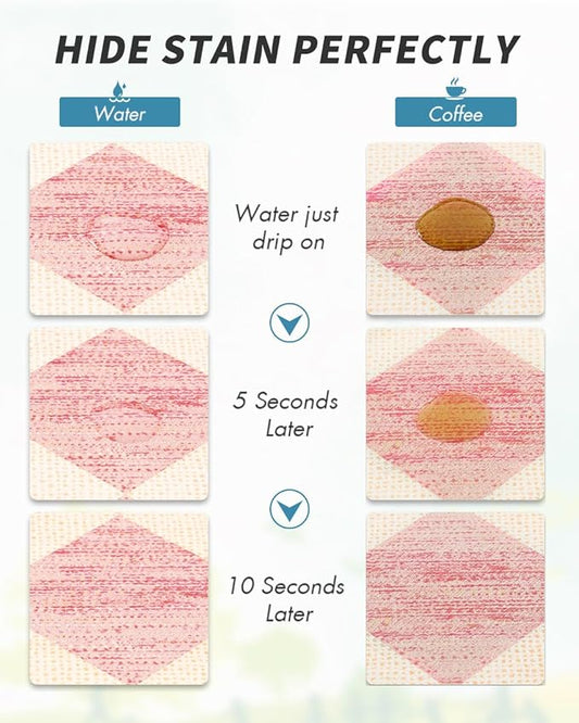 AMOAMI Coffee Mat Hide Stain Rubber Backed Absorbent Dish Drying Mat - Image 2