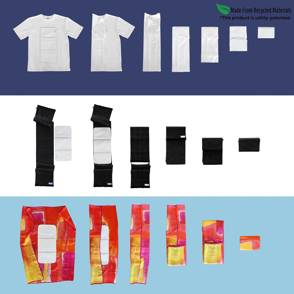 PLIIO 7-Pack Medium Filers Foldable Clothes Organizer Durable TShirt Folder