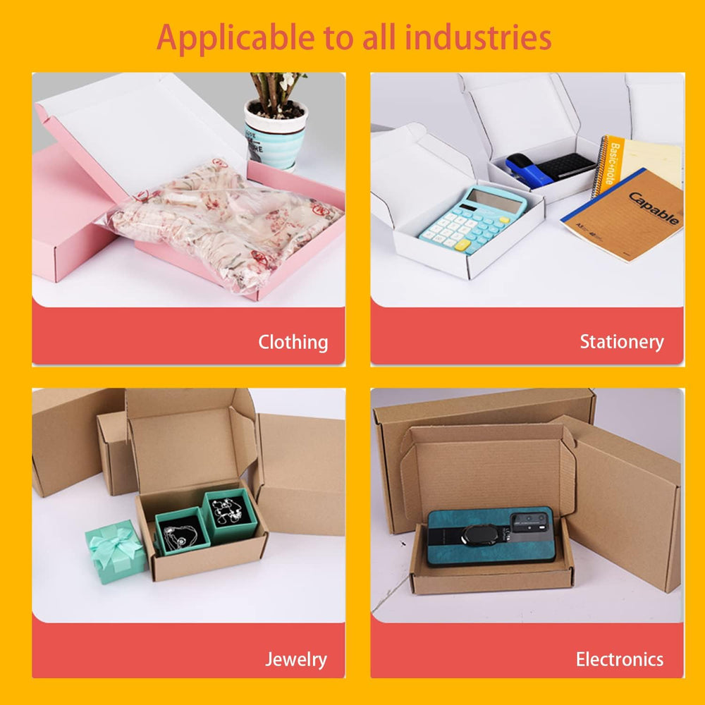 Purple Shipping Packaging Boxes Mailers E-Commerce Packing 20Pcs13×9×2 Inch