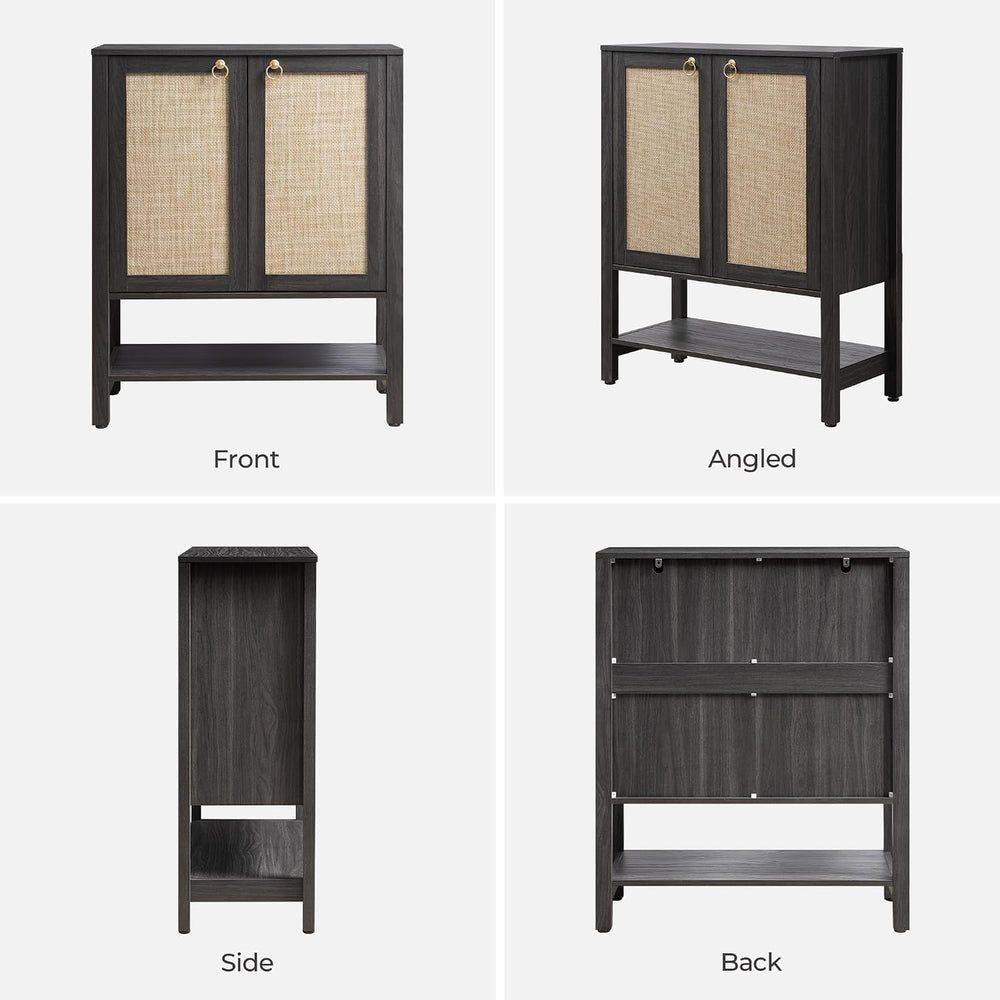 SICOTAS Shoe Storage Cabinet for Entryway, 5 Tier, 2 Pieces