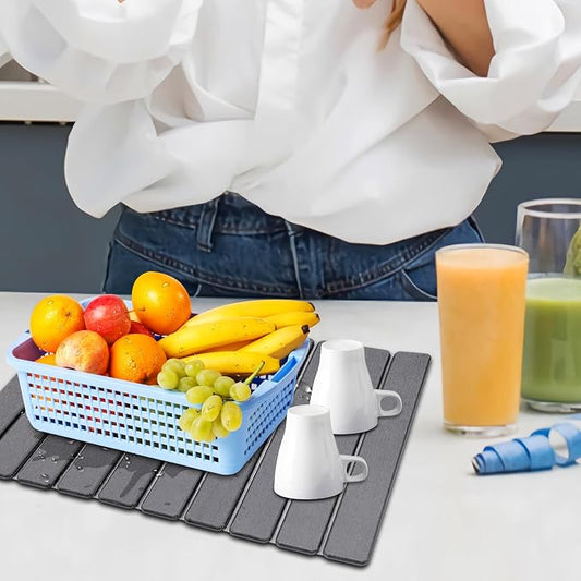 Large Diatomite Kitchen Counter Drying Mat – 24”x16”, Aesthetic Stone Mat - Image 2