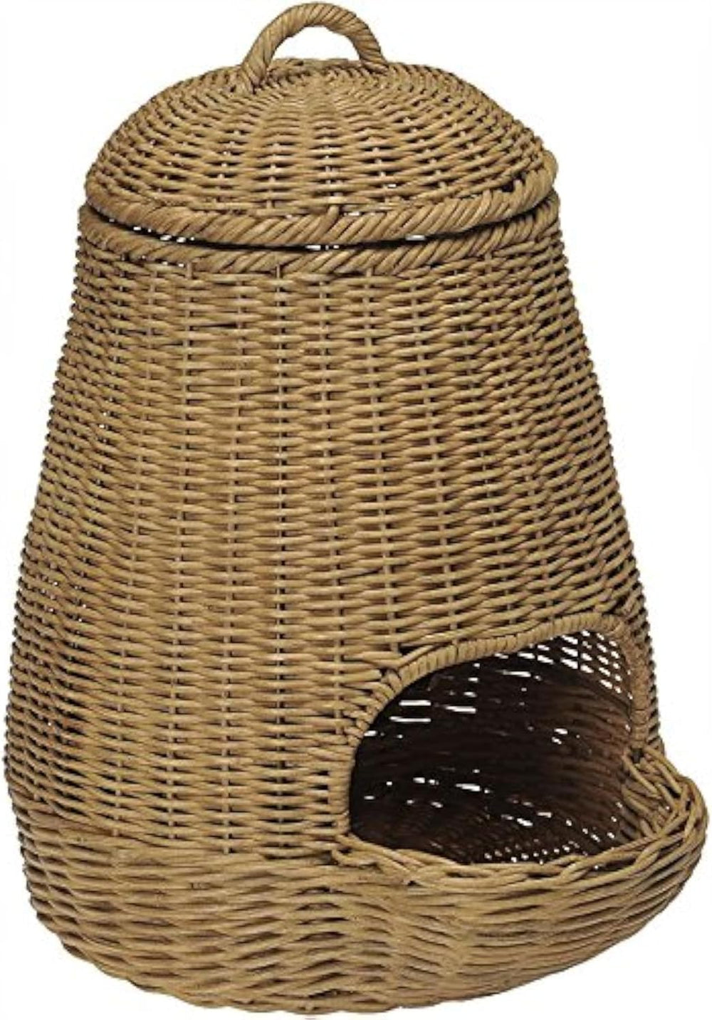 KOUBOO Wicker Potato Storage Basket with Lid, Kitchen Organizer Large Brown