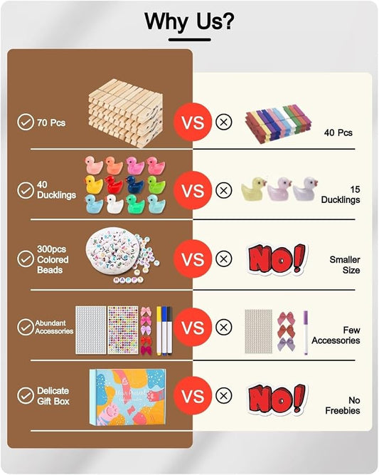 Cheer Pins for Backpack Cheer Stuff Kit 70 Clothes Pins - Image 2