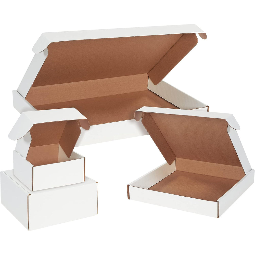 Box USA 12" Deluxe Shipping Boxes 12"L x 12"W x 4"H, 50-P...