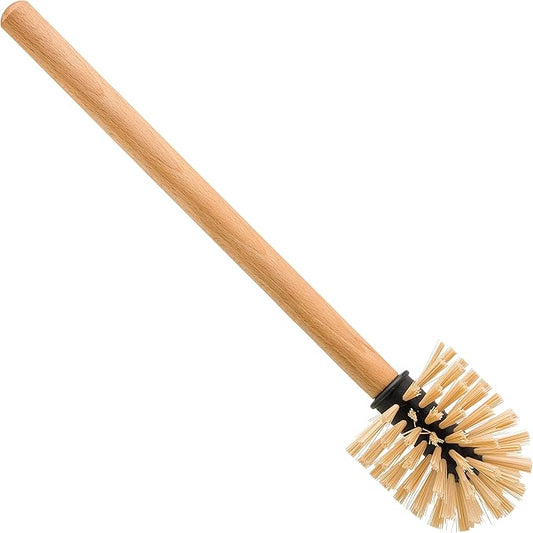 Redecker White Coated Metal Toilet Brush Set - Image 2