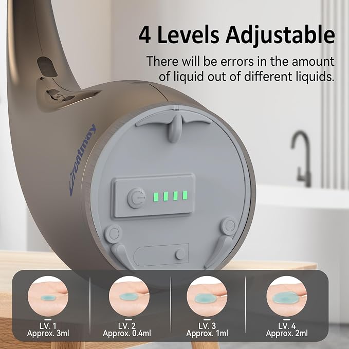Adjustable Automatic Soap Dispenser Touchless, 4 Adjustable Levels Touchless - Image 6