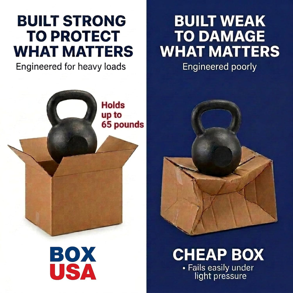BOX USA Long Boxes Holds 65lbs, 32x12x12 20-Pk for Shipping & Packing