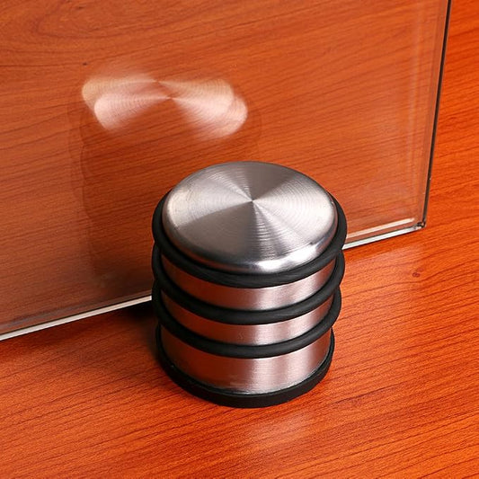 Sumnacon Heavy Duty Floor Door Stopper No Drill, Durability Stainless Steel - Image 2