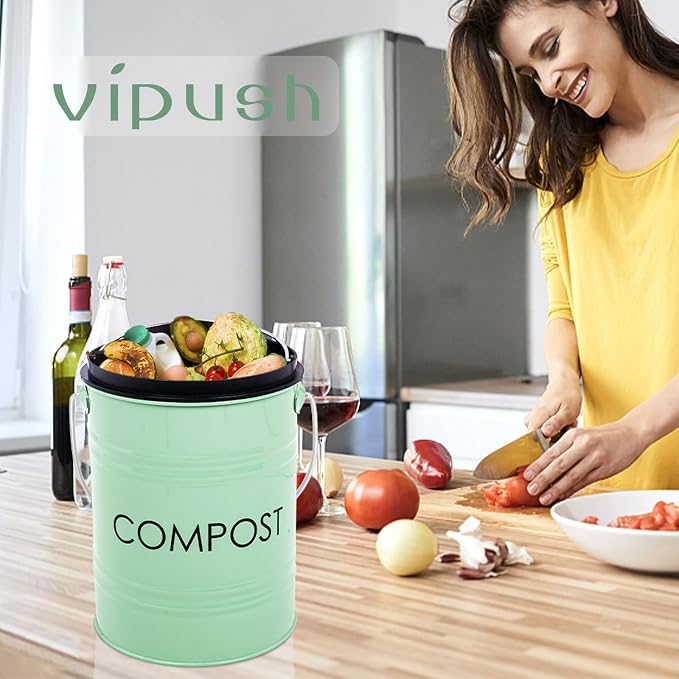 Vipush Kitchen Countertop Compost Bin - Image 7