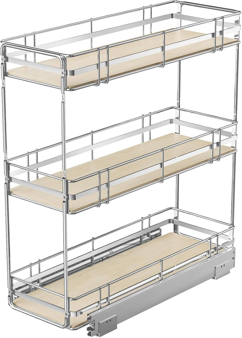 Pull Out Spice Rack Cabinet Organizer 8" W x 20½" D, 3 Tier Heavy D...