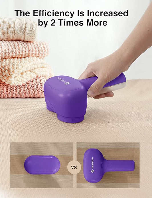 VASSON Fabric Shaver, Electric Lint Remover, Rechargeable Lint Shaver, Sweater - Image 2