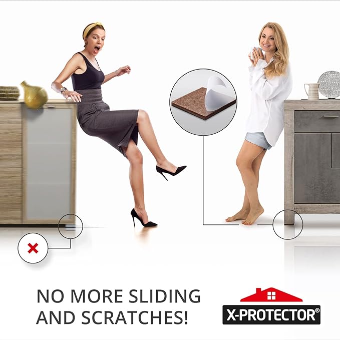 Non Slip Furniture Pads 8 pcs 1 1/4" X-Protector - Image 6